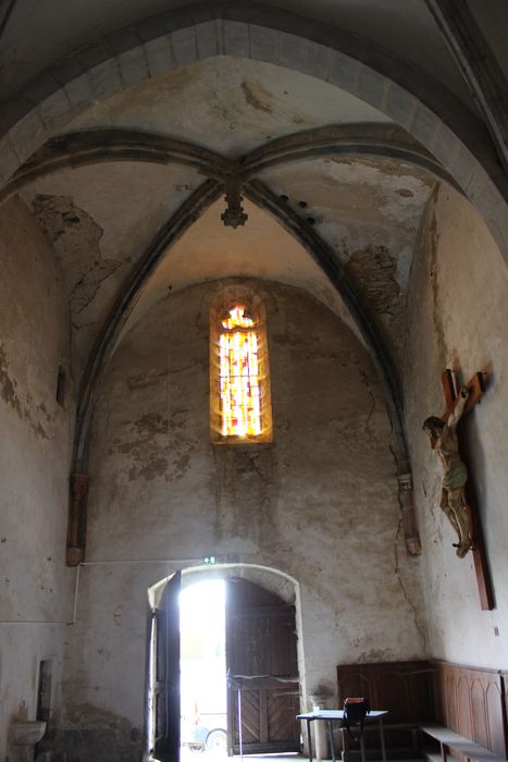 Eglise de Courtesserre : Nef, vue générale