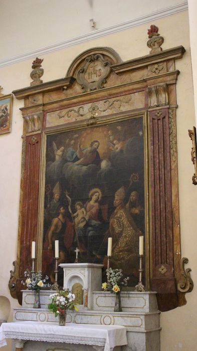 tableau : Vierge à l'Enfant entourée de saints - © Ministère de la Culture (France), Médiathèque du patrimoine et de la photographie, diffusion GrandPalaisRmn Photo