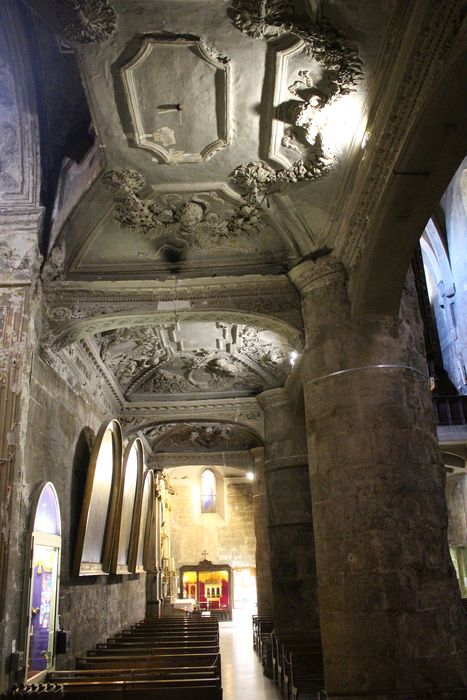 Cathédrale Notre-Dame du Puy (ancienne) : collatéral sud, vue partielle