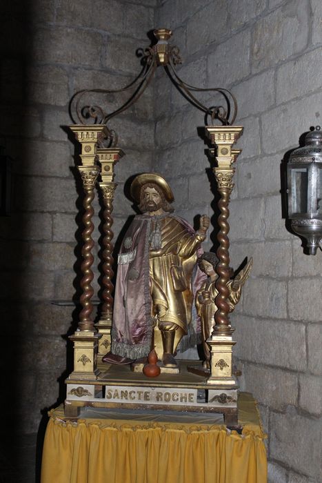 dais de procession et statue de Saint Roch et de l'ange - © Ministère de la Culture (France), Médiathèque du patrimoine et de la photographie, diffusion RMN-GP