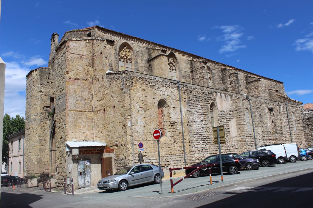 façade latérale sud, vue générale