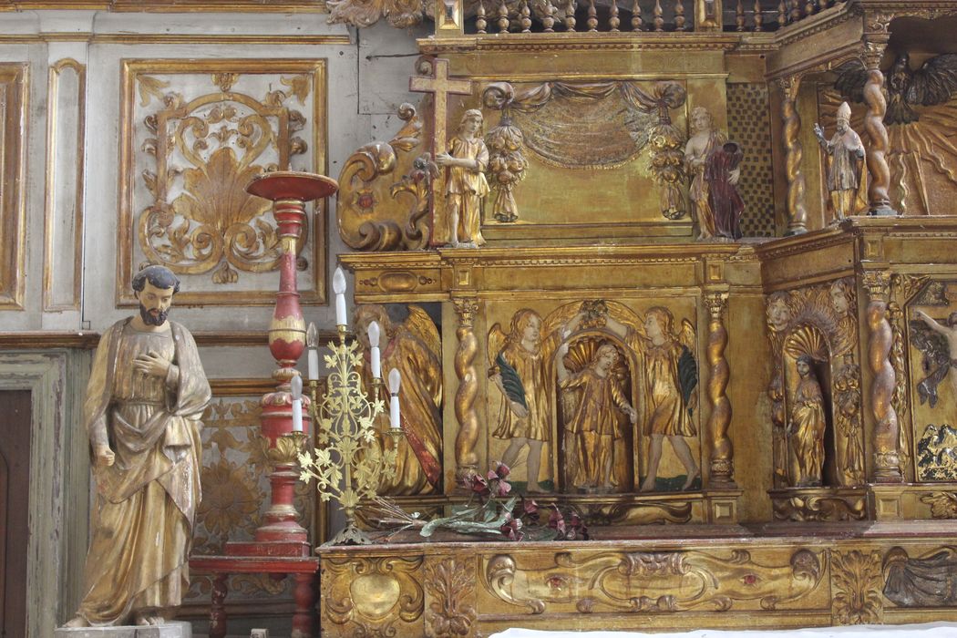 tabernacle du retable du maître-autel, détail