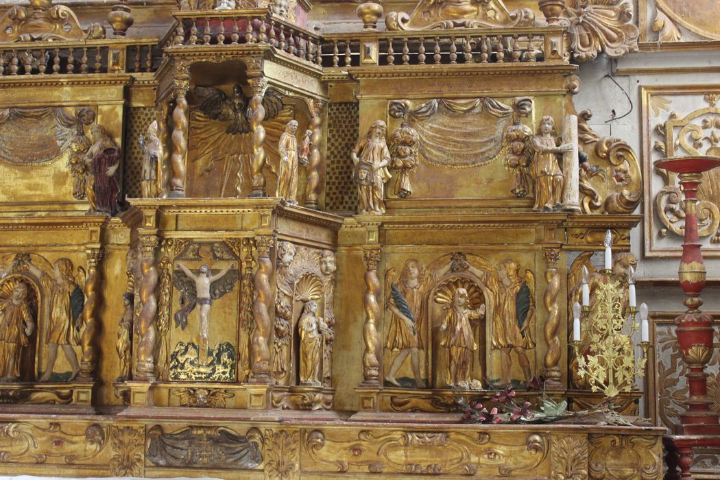 tabernacle du retable du maître-autel, détail