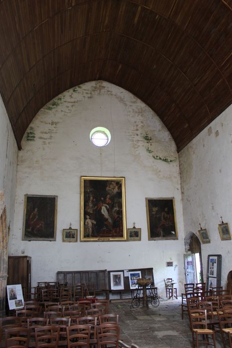 Église Notre-Dame-du-Val-Paradis : nef, vue générale