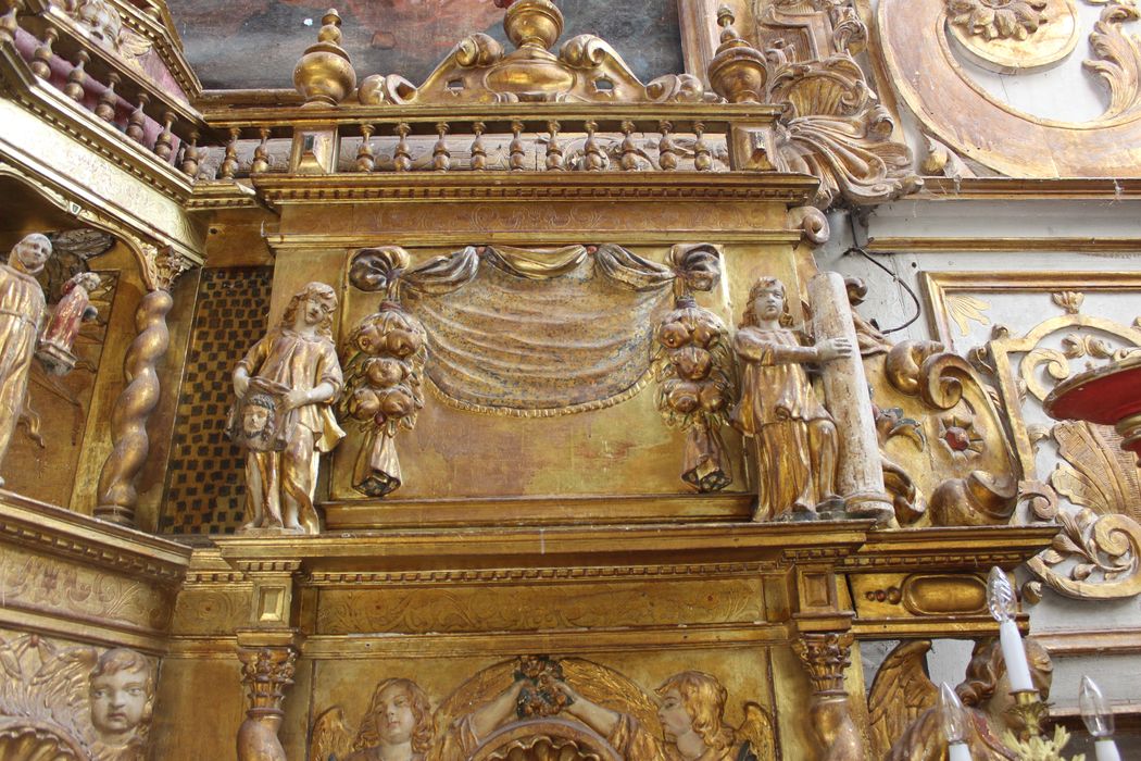 tabernacle du retable du maître-autel, détail