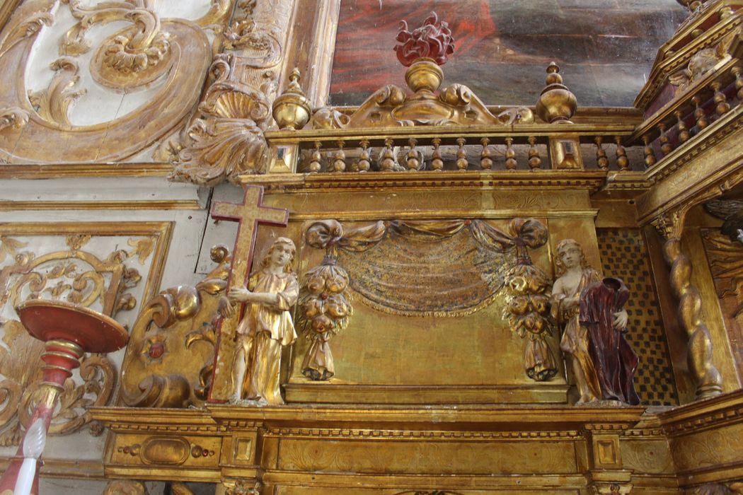 tabernacle du retable du maître-autel, détail