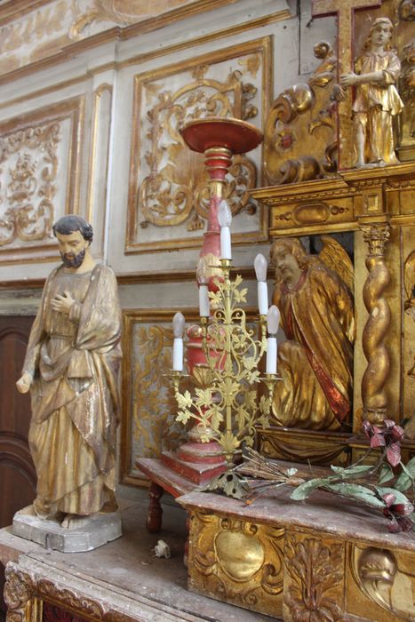 chandelier n°2 (candélabre), statue (statuette) : saint Joseph