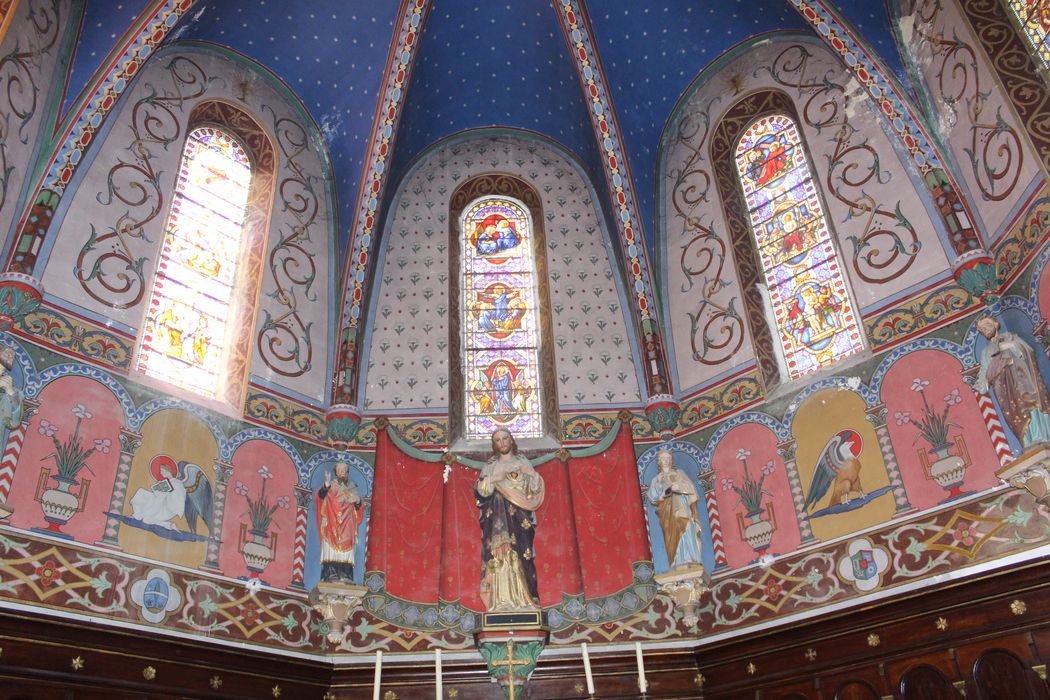 peinture murale, vue partielle