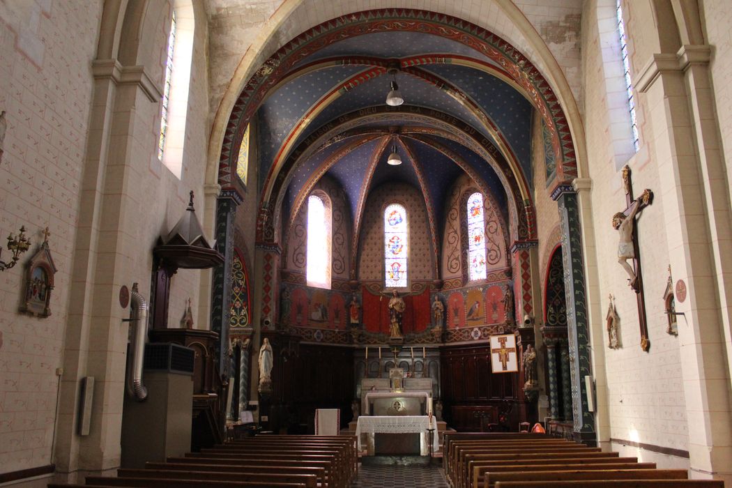 église paroissiale : choeur, vue générale