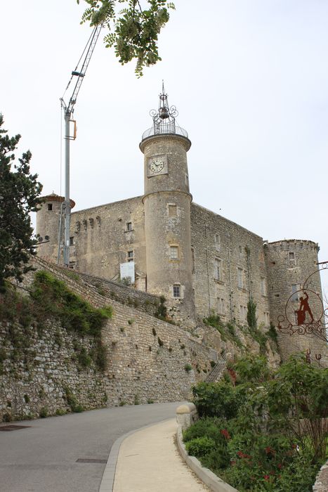 Château : ensemble sud-est, vue générale