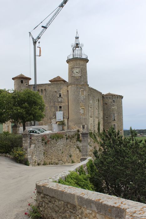 Château : ensemble sud-est, vue générale