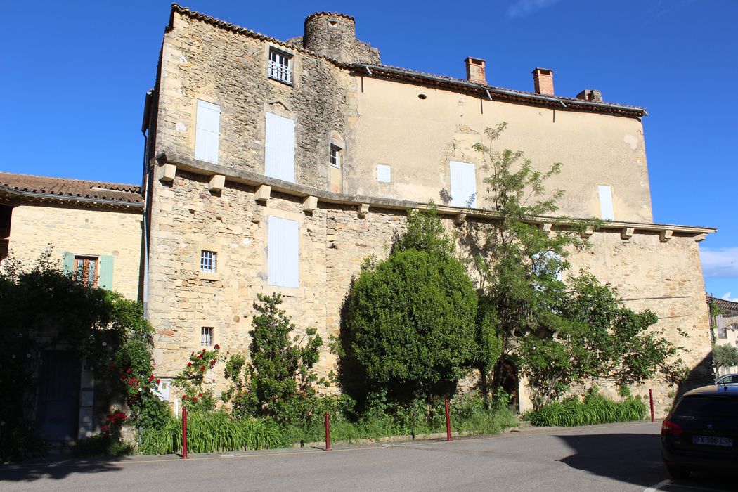 Château de la Fare : aile ouest, façade ouest, vue générale