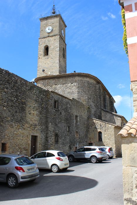 Fort : élévation extérieure nord, vue générale