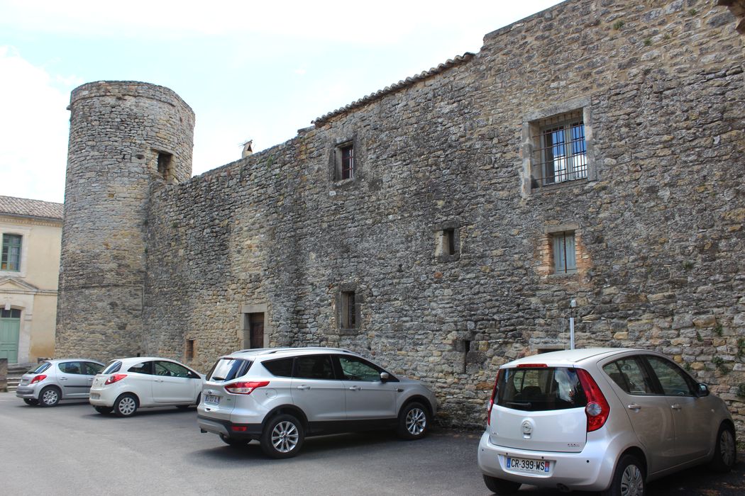 Fort : élévation extérieure nord, vue générale