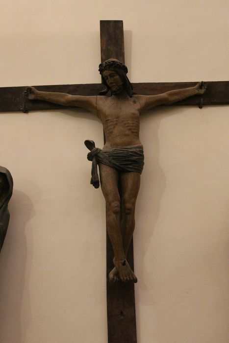 statue (élément de Calvaire) : Christ en croix