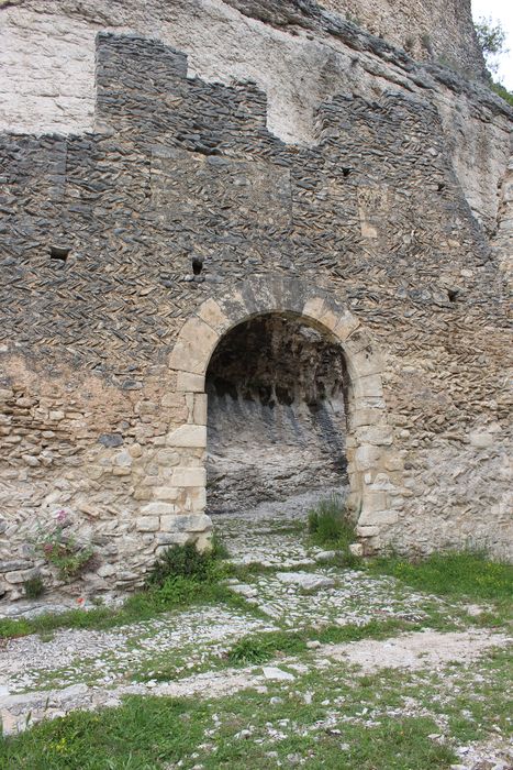 Château (ruines du) : portail d’accès est, vue générale