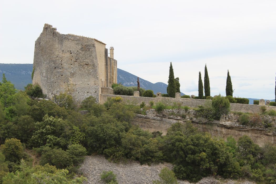 Château (ruines du) : ensemble ouest, vue générale