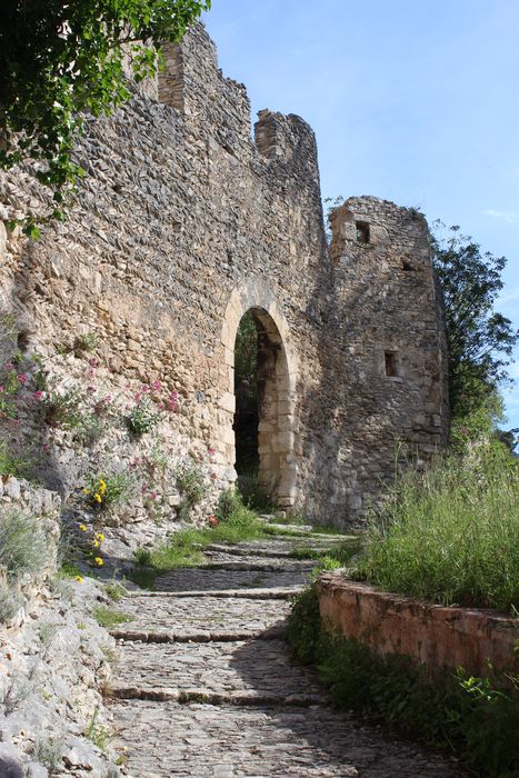 Château (ruines du) : portail d’accès est, vue générale