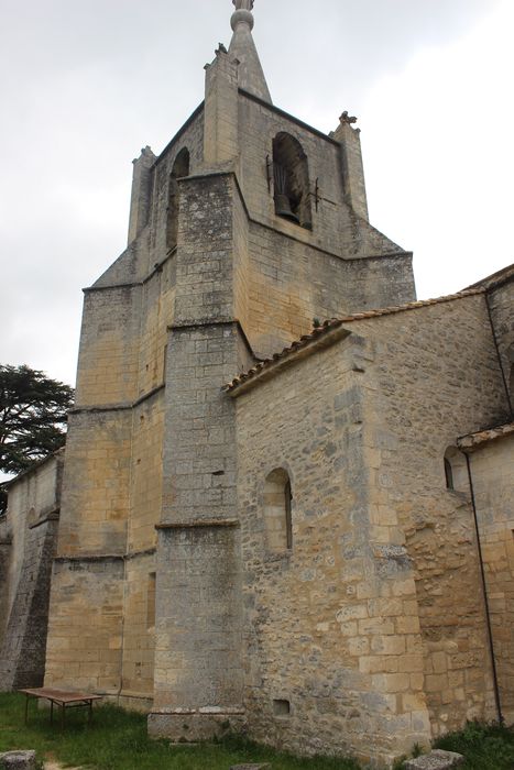 Eglise haute : clocher, élévations nord et ouest, vue générale