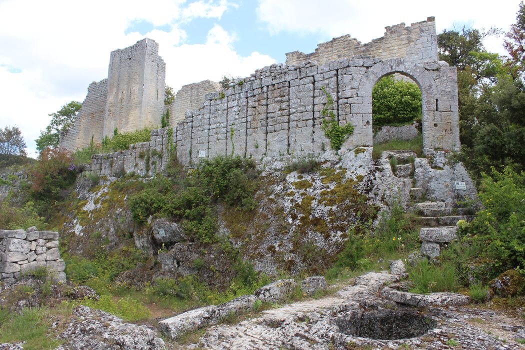 Fort (vestiges du) : ruines de la 1ère courtine, vue générale