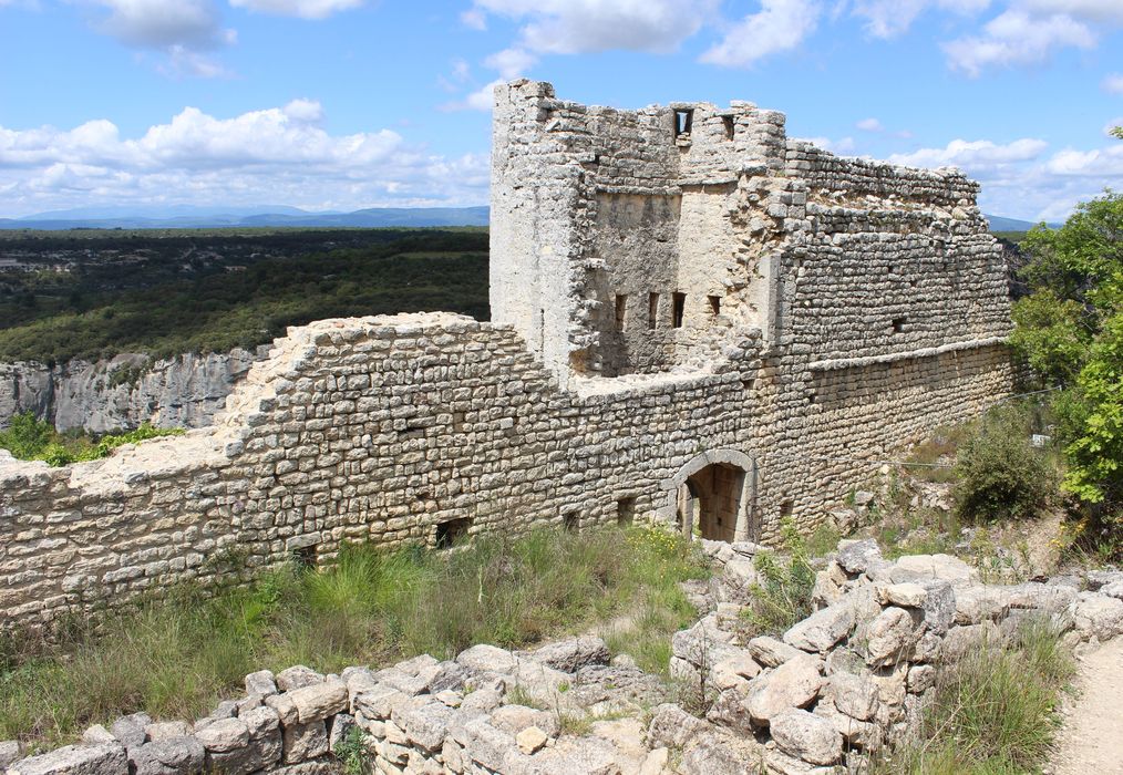 Fort (vestiges du) : ruines de la 1ère courtine, vue générale