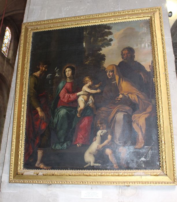 tableau : la Sainte Famille et sainte Anne