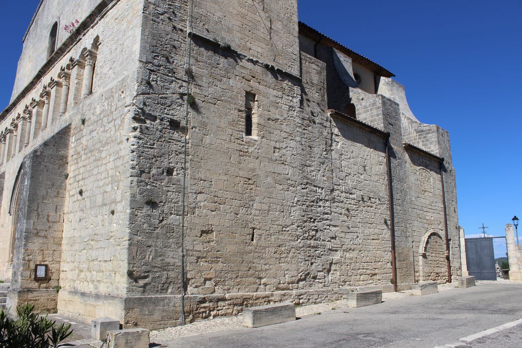 Eglise Notre-Dame-de-Pitié : façade latérale sud, vue générale