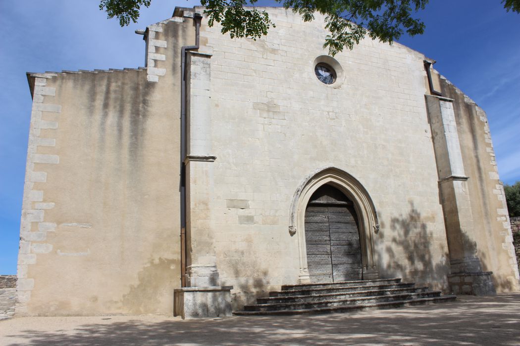 Eglise Saint-Luc : façade occidentale, vue générale