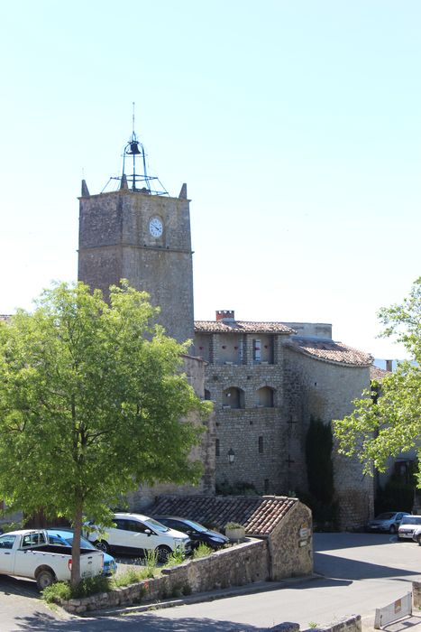 Remparts : tour du Beffroi, élévation ouest, vue partielle