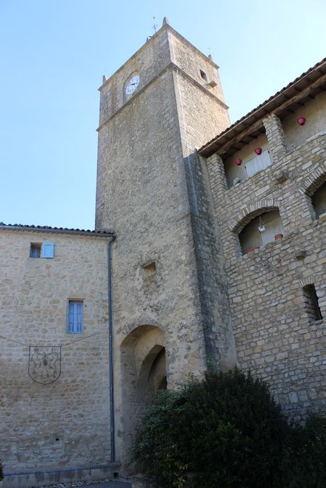 Remparts : tour du Beffroi, élévation ouest, vue partielle