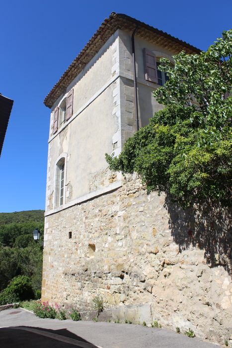 Château : aile en retour nord, façade ouest, vue générale