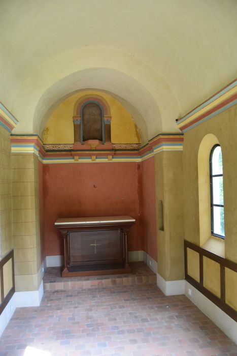 chapelle Notre-Dame du Lierre, vue partielle de l'intérieur