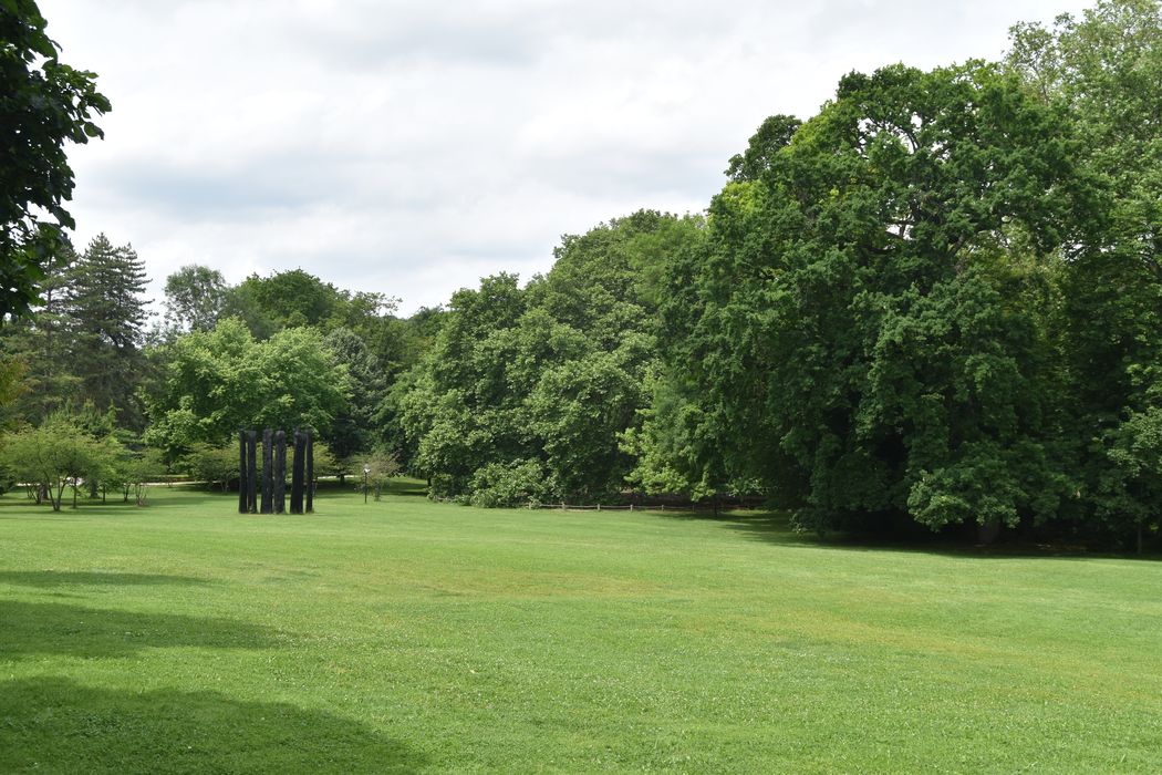 vue générale du parc paysager