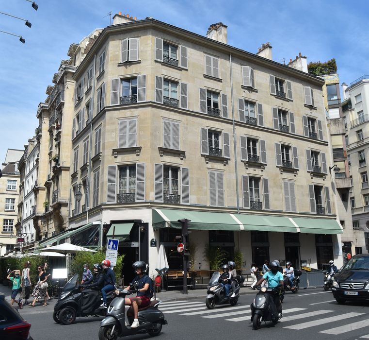 façade sur la rue du renard, vue générale