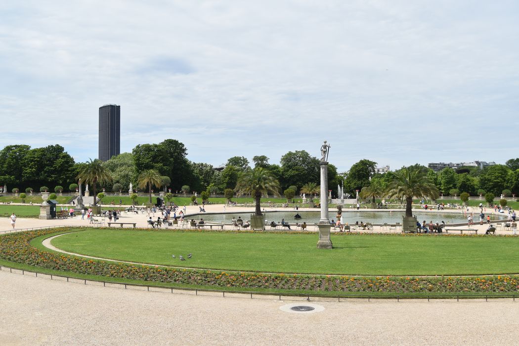 vue partielle du parc en direction de l'Ouest