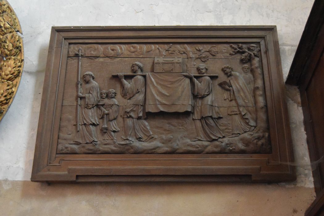 bas-relief : Procession des reliques de saint Séverin