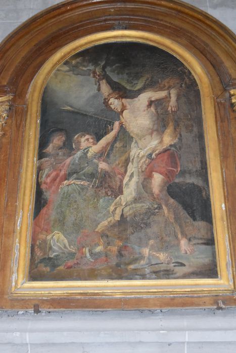 triptyque, vue partielle : Saint Sébastien