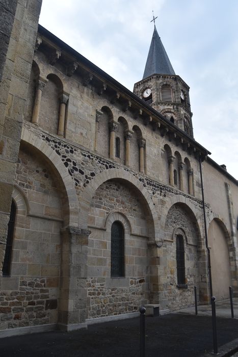 façade latérale nord, vue partielle