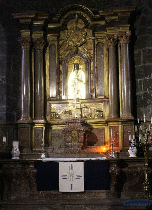 autel (maître-autel), retable et tabernacle