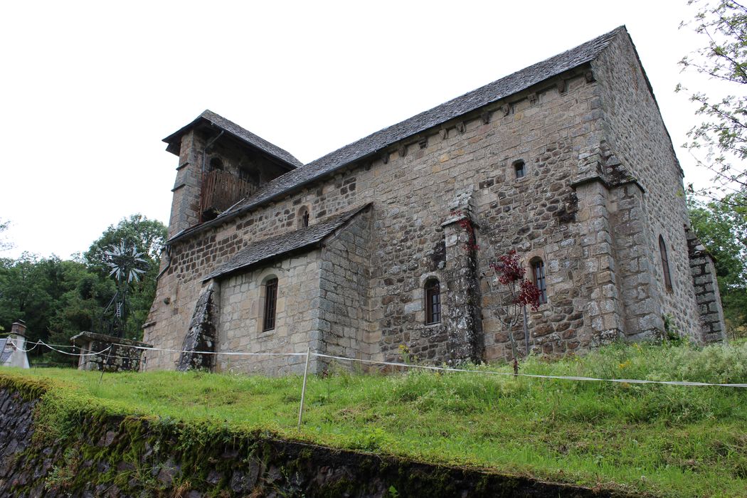 façade latérale sud-est, vue générale