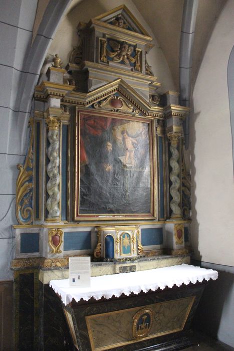 retable et son tableau : Saint Antoine de Padoue