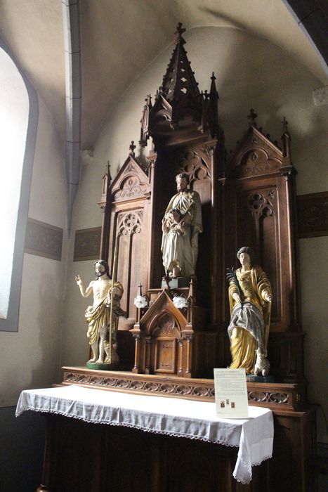 retable de la 3e chapelle nord