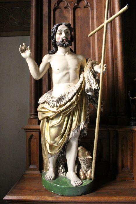 statue (statuette) : saint Jean-Baptiste