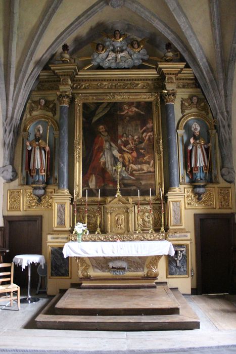 maître-autel et son retable, tableau