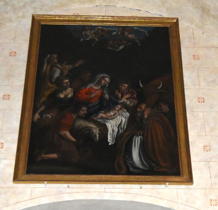 Tableau : Adoration des bergers 