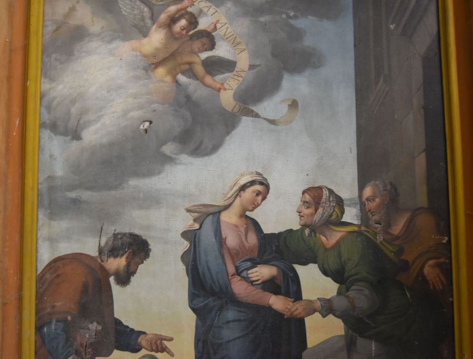 tableau : La Visitation, vue partielle - © Ministère de la Culture (France), Médiathèque du patrimoine et de la photographie, diffusion RMN-GP