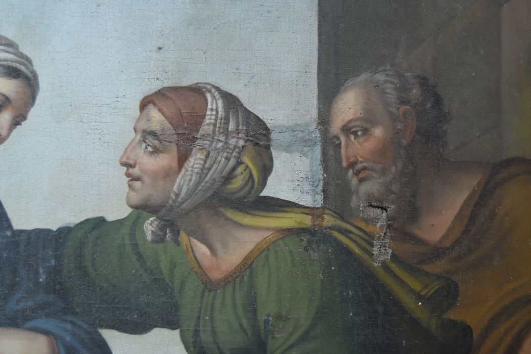 tableau : La Visitation, détail - © Ministère de la Culture (France), Médiathèque du patrimoine et de la photographie, diffusion RMN-GP