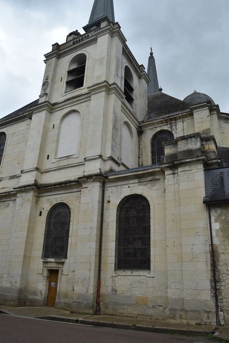 façade latérale nord, vue partielle