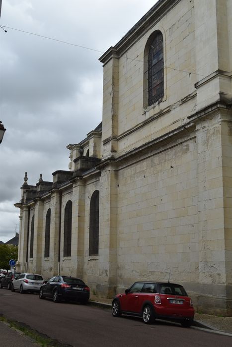 façade latérale nord, vue partielle