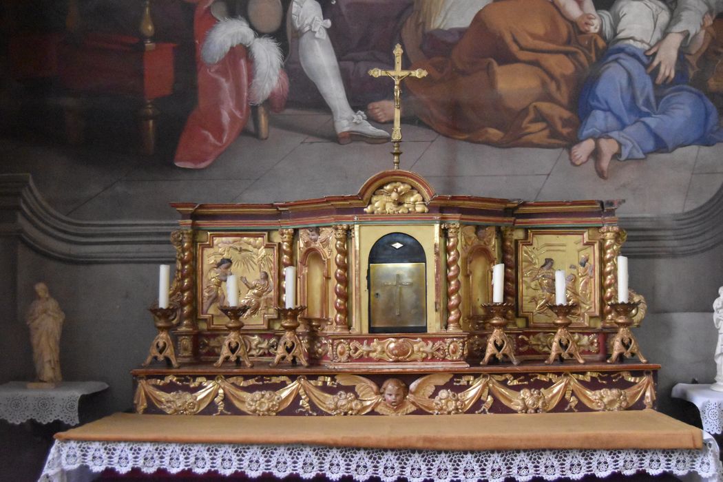 Retable, tabernacle